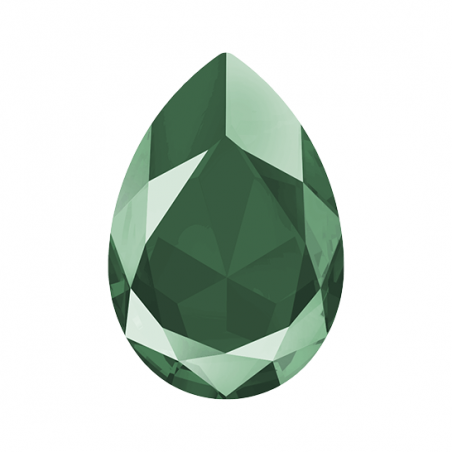 Swarovski 4327 Pear 30x20mm Crystal Royal Green