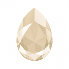 Swarovski 4327 Pear 30x20mm Crystal Ivory Cream