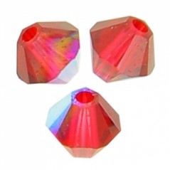 Swarovski 5328 3mm Scarlet AB2 X50ks