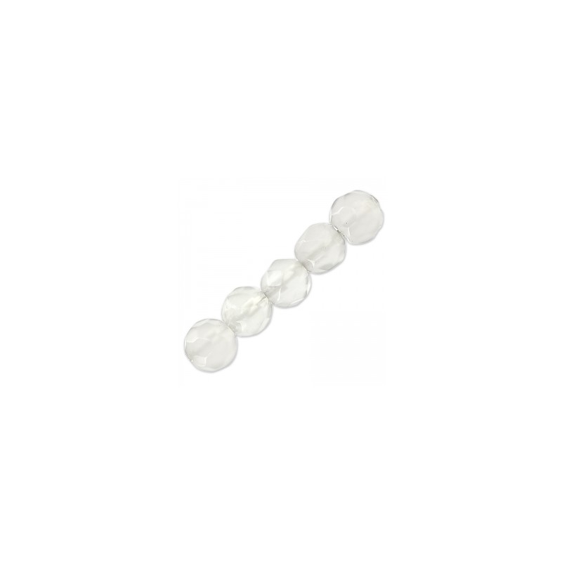 Achát farbený fazetovaný White Opal 4mm x 20ks Achát farbený fazetovaný White Opal 4mm x 20ks
