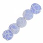 Achát praskaný Light Sapphire 4mm x 20ks