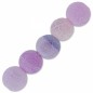 Achát praskaný Lilas 6mm x 15ks