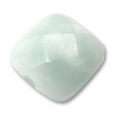 Amazonit fazetovaný štvorec 10mm x 1ks