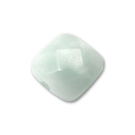 Amazonit fazetovaný štvorec 10mm x 1ks