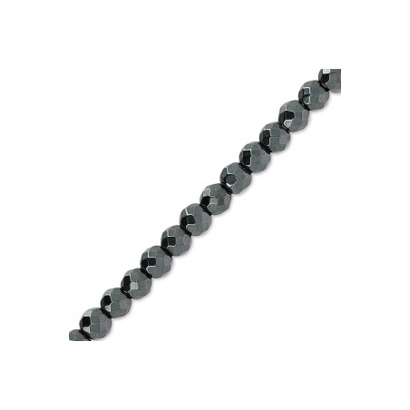 Hematit fazetovaný 3mm x 25ks