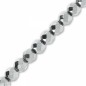 Hematit fazetovaný 4mm Chrome x 20ks