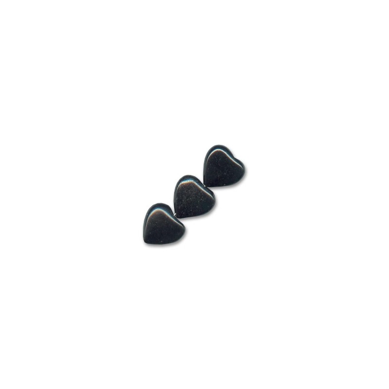 Ónyx čierny srdce 14x4mm x 1ks