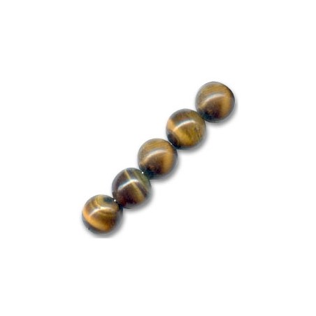 Tygrie oko korálky 12mm x 1ks