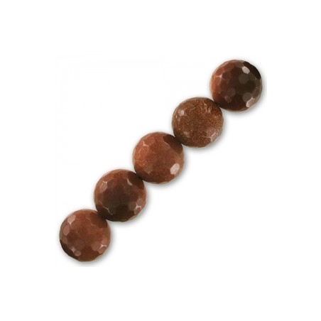 Slnečný kameň fazetované korálky 12mm x 1ks