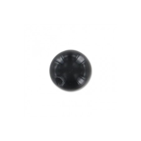 Ónyx čierny korálky poloprevŕtané 6mm x 2ks