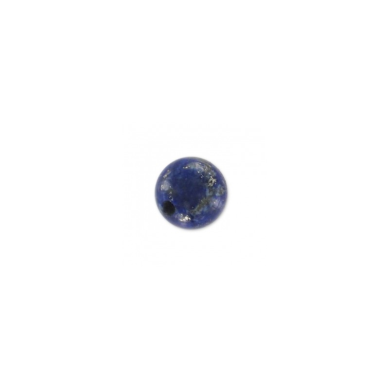 Lapis Lazuli korálky poloprevŕtané 6mm x 2ks Lapis Lazuli korálky poloprevŕtané 6mm x 2ks