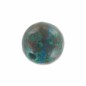 Chryzokol korálky poloprevŕtané 6mm x 2ks