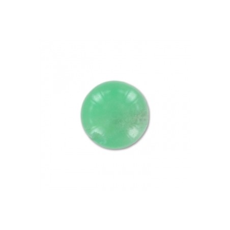 Chryzopras korálky poloprevŕtané 6mm x 2ks