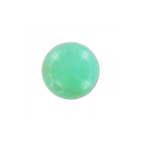 Chryzopras korálky poloprevŕtané 8mm x 2ks