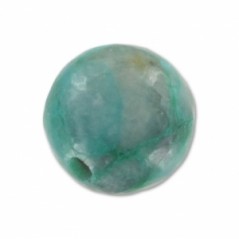 Chryzokol korálky poloprevŕtané 8mm x 2ks