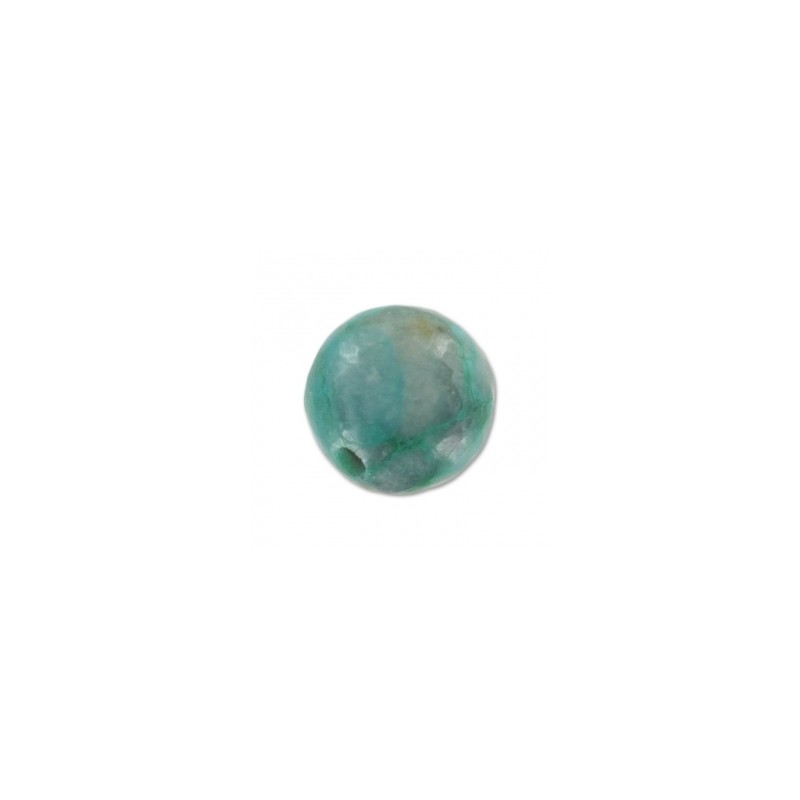 Chryzokol korálky poloprevŕtané 8mm x 2ks