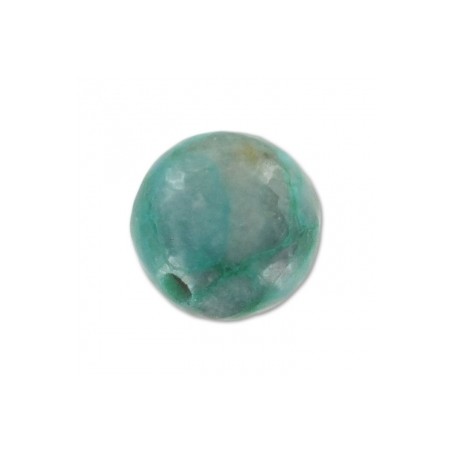 Chryzokol korálky poloprevŕtané 8mm x 2ks