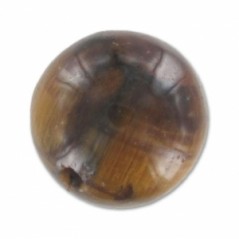 Tigrie oko korálky poloprevŕtané 10mm x 2ks