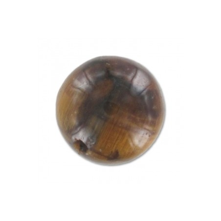 Tigrie oko korálky poloprevŕtané 10mm x 2ks