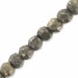 Pyrit ploché fazetované korálky 3.5mm x 35cm