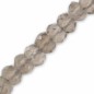 Záhneda ploché fazetované korálky 3.5mm x 35cm