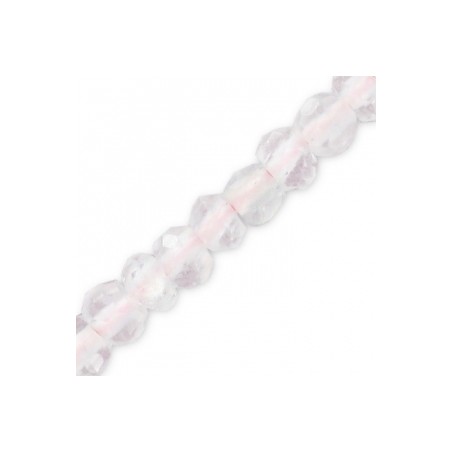 Ruženín ploché fazetované korálky 3.5mm x 35cm