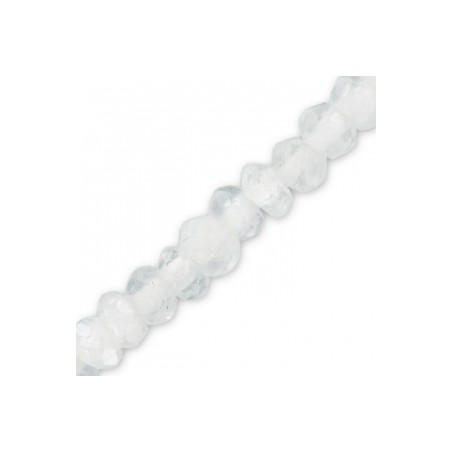 Mesačný kameň ploché fazetované korálky 3.5mm x 35cm