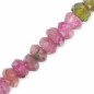 Turmalín mix ploché fazetované korálky 3.5mm x 35cm