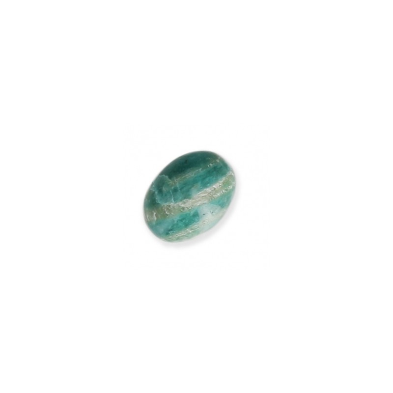 Amazonit ovál kabošon 8x6mm x 1ks Amazonit ovál kabošon 8x6mm x 1ks