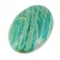 Amazonit pruhovaný ovál kabošon 25x18mm x 1ks