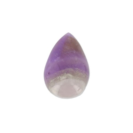 Ametyst slza kabošon 18x13mm x 1ks