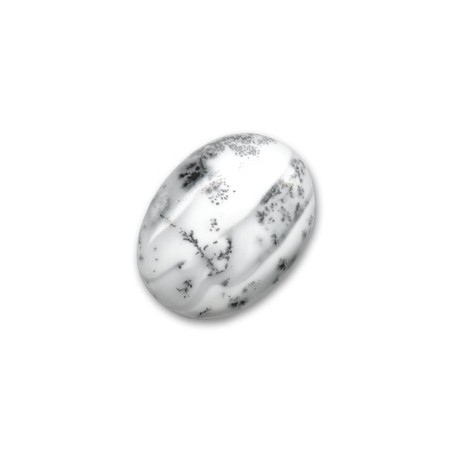 Dendrit oválny kabošon 18x13mm x 1ks