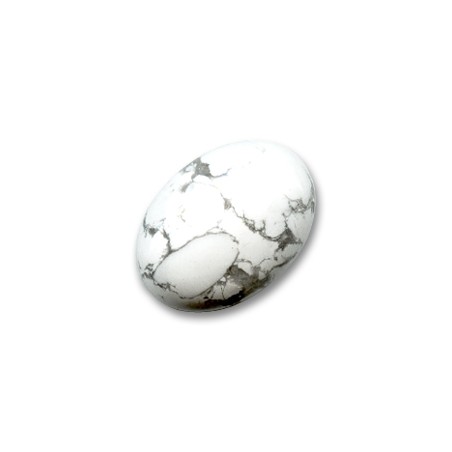 Howlit oválny kabošon 18x13mm x 1ks