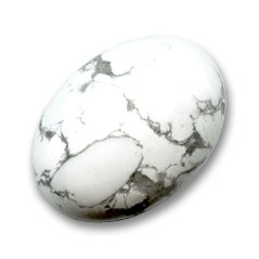 Howlit oválny kabošon 18x13mm x 1ks