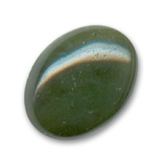 Jadeit zelený oválny kabošon 18x13mm x 1ks