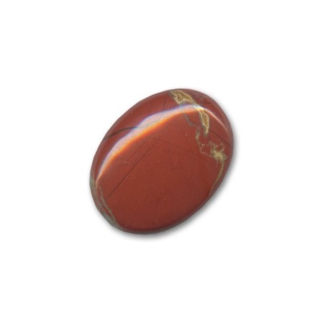Jaspis Poppy oválny kabošon 40x30mm x 1ks