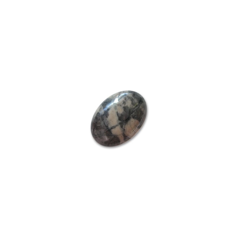 Jaspis Picasso oválny kabošon 25x18mm x 1ks