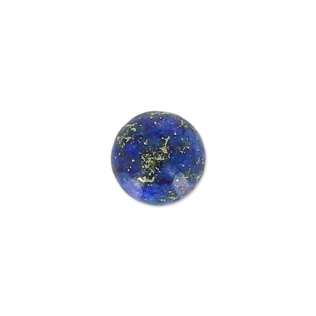 Lapis Lazuli okrúhly kabošon 6mm x 1ks
