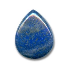 Lapis Lazuli slza kabošon 29x23mm x 1ks
