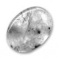 Rutil čierny kabošon 18x13mm x 1ks