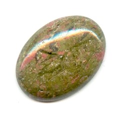 Unakit oválny kabošon 18x13mm x 1ks