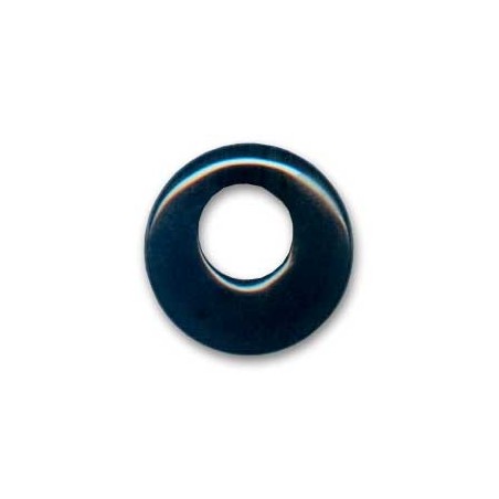 Achát čierny prívesok kruh 30mm x 1ks