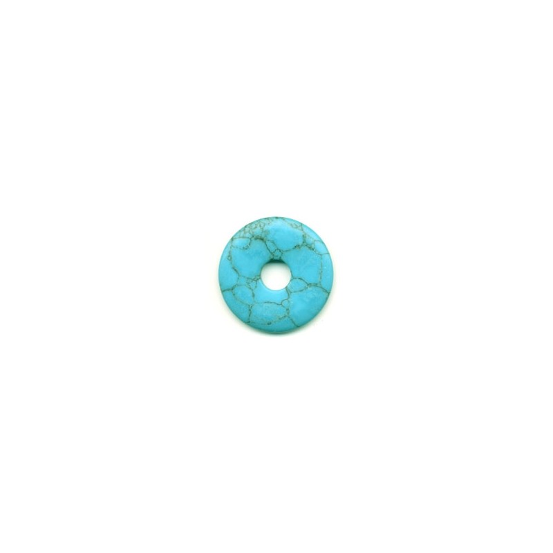 Donut Tyrkys syntetický 40mm x 1ks