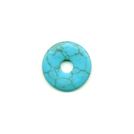 Donut Tyrkys syntetický 40mm x 1ks