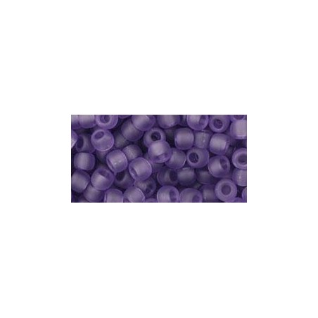 TOHO Round Beads 6/0 Transparent-Frosted Sugar Plum - 10g