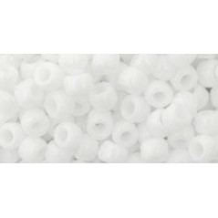 TOHO Round Beads 6/0 Opaque White - 10g
