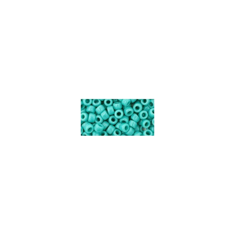 TOHO Round Beads 6/0 Opaque Turquoise - 10g TOHO Round Beads 6/0 Opaque Turquoise - 10g