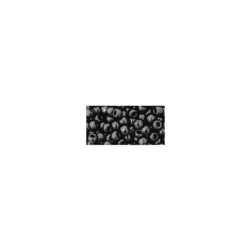 TOHO Round Beads 6/0 Opaque Jet - 10g TOHO Round Beads 6/0 Opaque Jet - 10g
