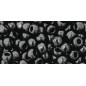 TOHO Round Beads 6/0 Opaque Jet - 10g