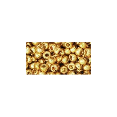 TOHO Round Beads 6/0 Permanent Finish - Galvanized Starlight - 10g